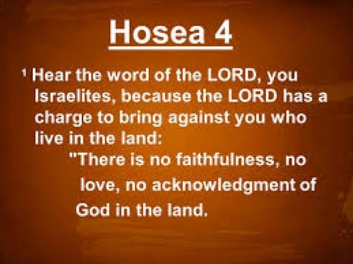 Hosea 4