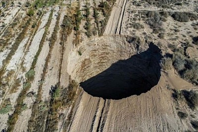 Sinkhole in chile