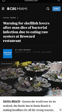 Paralytic Shellfish Poisoning