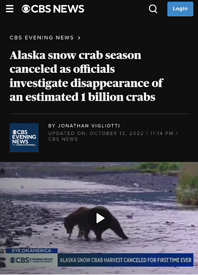 Crab deaths