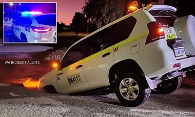 Pt cruiser in SINKHOLE