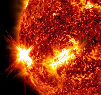 Crackling on the sun