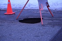 Afternoon sinkhole